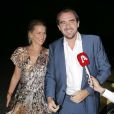  Le price Nikolaos et la princesse Tatiana de Grèce au Musée de l'Acropole d'Athènes le 17 septembre 2014 pour le dîner organisé à l'occasion des 50 ans de mariage du roi Constantin II de Grèce et de la reine Anne-Marie, à la veille de la fête des noces d'or au Yacht Club du Pirée. 