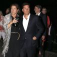 La princesse Alexia de Grèce et son époux Carlos Morales Quintana  au Musée de l'Acropole d'Athènes le 17 septembre 2014 pour le dîner organisé à l'occasion des 50 ans de mariage du roi Constantin II de Grèce et de la reine Anne-Marie, à la veille de la fête des noces d'or au Yacht Club du Pirée. 