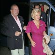 Des invités  au Musée de l'Acropole d'Athènes le 17 septembre 2014 pour le dîner organisé à l'occasion des 50 ans de mariage du roi Constantin II de Grèce et de la reine Anne-Marie, à la veille de la fête des noces d'or au Yacht Club du Pirée. 