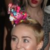 Miley Cyrus au défilé Jeremy Scott collection Printemps-Ete 2015 à New York, le 10 septembre 2014.
