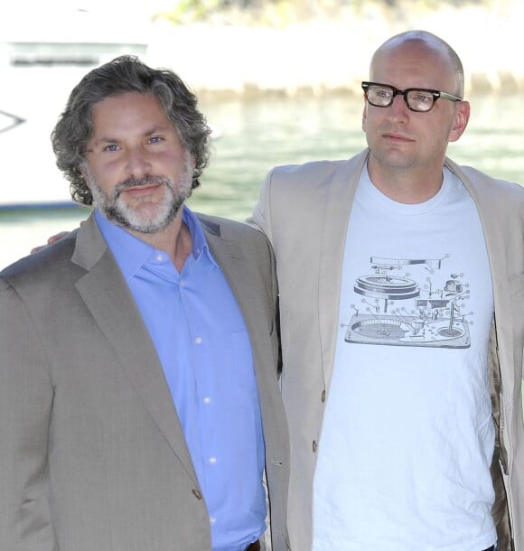 Gregory Jacobs et Steven Soderbergh à Venise le 7 septembre 2009.