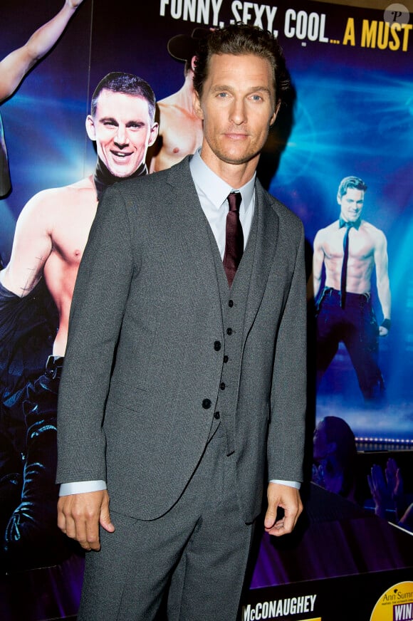 Matthew McConaughey à Londres le 10 juillet 2012..