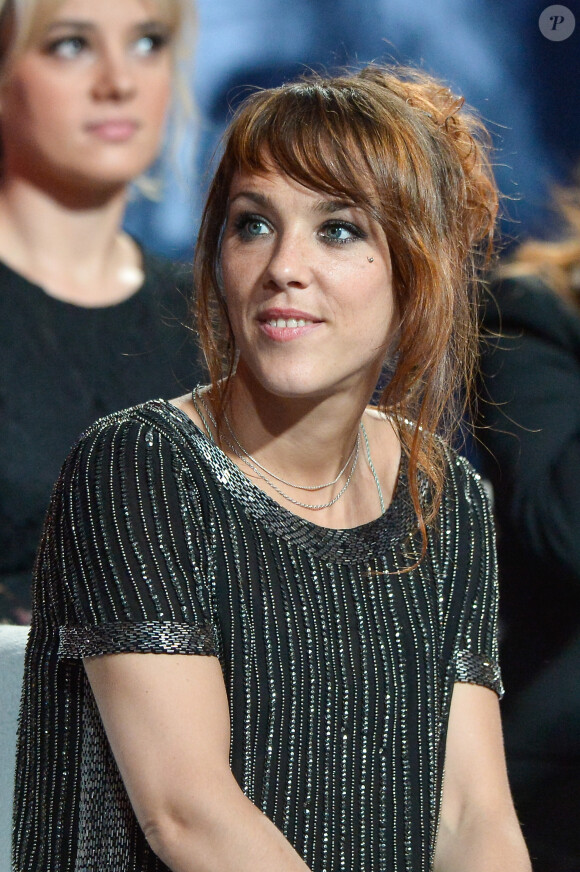 Exclusif - Zaz - Enregistrement de l'émission "Hier Encore" avec Charles Aznavour à l'Olympia le 20 mai 2014.