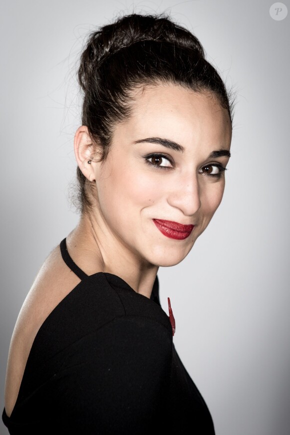 Exclusif - Camélia Jordana - Studio de l'émission "Hier Encore" avec Charles Aznavour à l'Olympia le 20 mai 2014