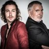 Exclusif - Julien Doré et Bernard Lavilliers - Studio de l'émission "Hier Encore" avec Charles Aznavour à l'Olympia le 20 mai 2014