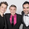 Exclusif -Benabar, Salvatore Adamo et Ycare - Studio de l'émission "Hier Encore" avec Charles Aznavour à l'Olympia le 20 mai 2014