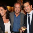  Exclusif - Christian Morin, sa compagne Benedicte et Laurent Gerra &agrave; Paris le 23 septembre 2013&nbsp; 