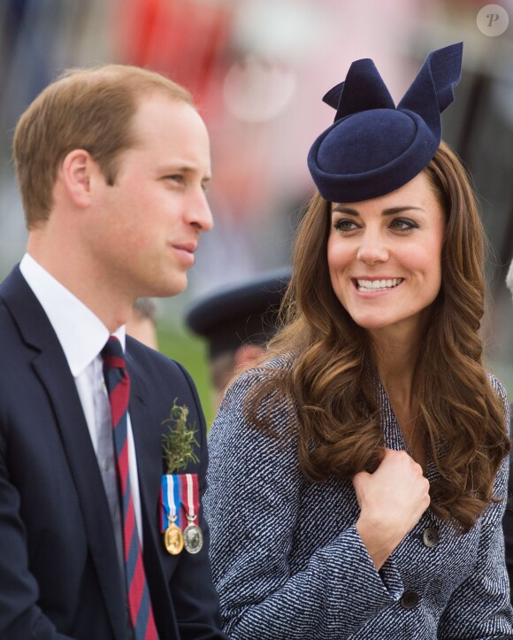 Le prince William et Kate Middleton à Canberra, le 8 août 2014.