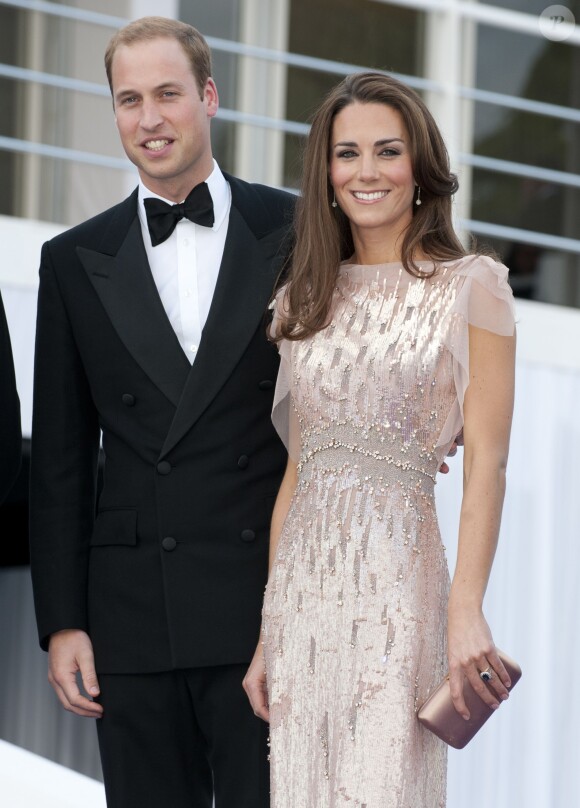 Le prince William et Kate Middleton à Londres, le 9 juin 2011. 