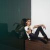 Victoria Beckham dans sa boutique sur Dover Street à Londres