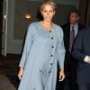La princesse Charlene de Monaco, enceinte de son premier enfant, à son arrivée à l'hôtel Hilton de New York le 25 septembre 2014 pour le 7e Focus mondial annuel sur l'autisme.