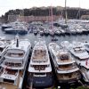 Le prince Albert II de Monaco, tout juste rentré de New York, inaugurait le Monaco Yacht Show le 24 septembre 2014 au port Hercule.