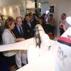 Le prince Albert II de Monaco, tout juste rentré de New York, inaugurait le Monaco Yacht Show le 24 septembre 2014 au port Hercule.