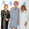 La princesse Charlène de Monaco, enceinte, participe à la septième édition du "Annual World Focus on Autism" à New York, le 25 septembre 2014.