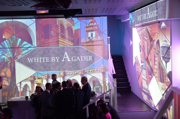 Illustration - Soirée "White by Agadir" à la découverte d'Agadir la Blanche à l'Elyséum à Paris, le 25 septembre 2014. 