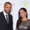 Tony Parker et sa femme Axelle - 9e édition du "Par Coeur Gala" à Lyon le 25 septembre 2014.