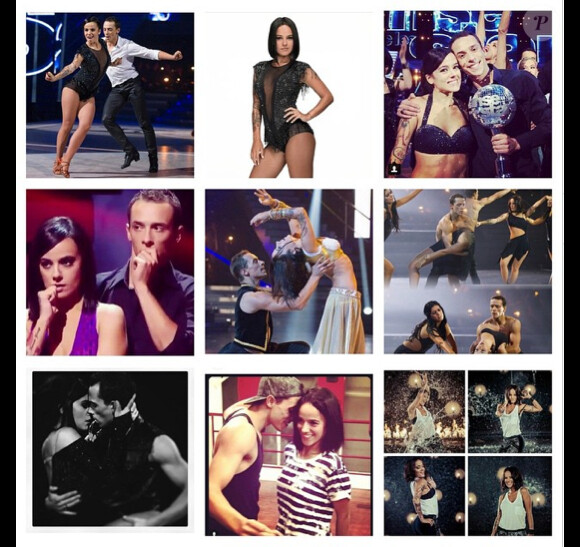 Alizée souhaite bonne chance à Danse avec les stars 5 sur son compte instagram, le 27 septembre 2014.