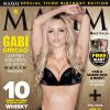 Gabi Grecko, fiancée de Geoffrey Edelsten, fait la couverture du numéro anniversaire de FHM Australie.