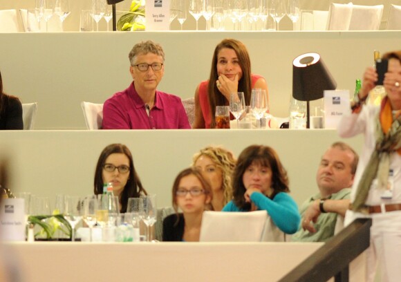 Bill Gates lors du Longines Los Angeles Masters Charity Pro-Am au Convention Center de Los Angeles, le 27 septembre 2014