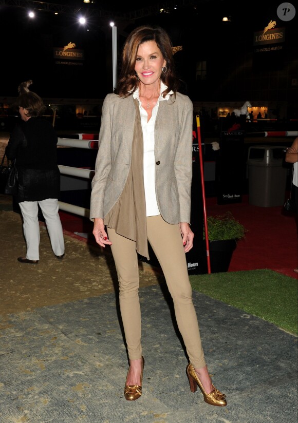 Janice Dickinson  lors du Longines Los Angeles Masters Charity Pro-Am au Convention Center de Los Angeles, le 27 septembre 2014