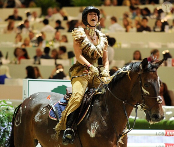 Kaley Cuoco lors du Longines Los Angeles Masters Charity Pro-Am au Convention Center de Los Angeles, le 27 septembre 2014