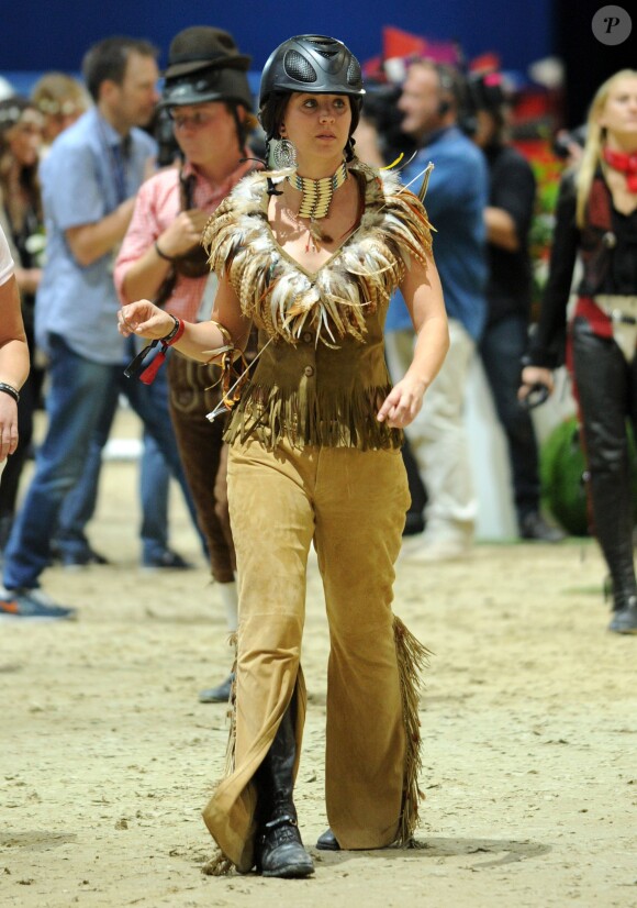 Kaley Cuoco lors du Longines Los Angeles Masters Charity Pro-Am au Convention Center de Los Angeles, le 27 septembre 2014