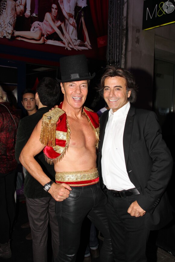 Exclusif - Tony Gomez et Alexandre Zouari lors de la soirée Bob Sinclar "Paris by Night" au Queen le 19 septembre 2014