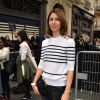 Sofia Coppola arrive à la boutique Sonia Rykiel du boulevard Saint-Germain pour le défilé Sonia Rykiel printemps-été 2015. Paris, le 29 septembre 2014.