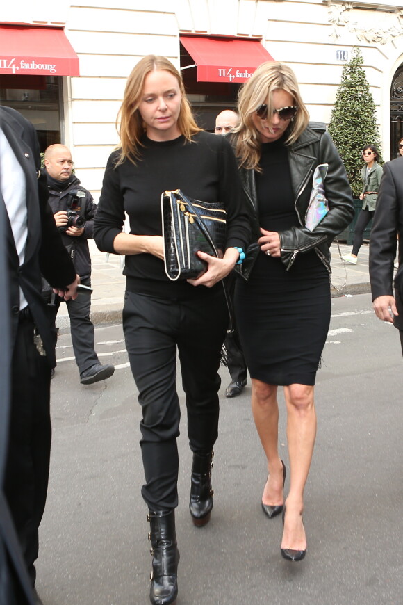 Stella McCartney et Kate Moss à Paris, en octobre 2012.
