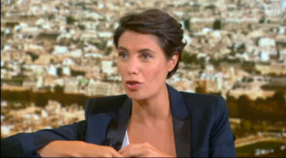 Alessandra Sublet, invitée du Tube sur Canal+, le samedi 27 septembre 2014.