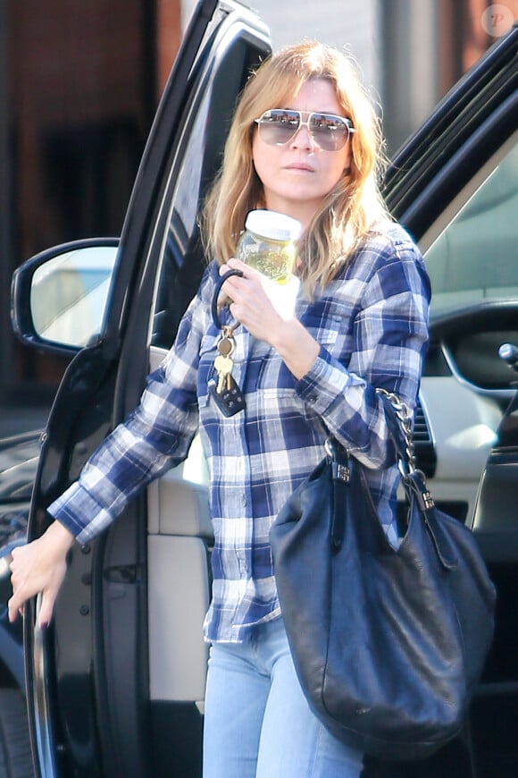 Exclusif - Ellen Pompeo à Beverly Hills, le 26 september 2014.