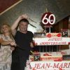 Exclusif - Jean-Marie Bigard et sa femme Lola - Jean-Marie Bigard fête ses 60 ans au Grand Rex à Paris le 23 mai 2014.