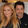 Adriana Karembeu et son mari André (Aram) Ohanian lors de la dédicace de son livre "Je viens d'un pays qui n'existe plus" à la librairie du Publicis Drugstore à Paris, le 25 septembre 2014. Adriana Karembeu and her husband Andre (Aram) Ohanian as she dedicates her book at the bookshop of Publicis Drugstore in Paris on September 25, 2014.25/09/2014 - Paris