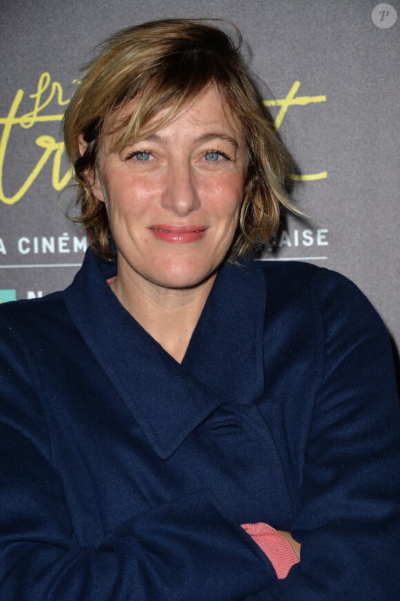 Valeria Bruni Tedeschi lors de la visite privée de l'exposition François Truffaut à la Cinémathèque de Paris, le 6 octobre 2014.