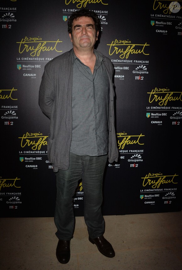 Romain Goupil lors de la visite privée de l'exposition François Truffaut à la Cinémathèque de Paris, le 6 octobre 2014.