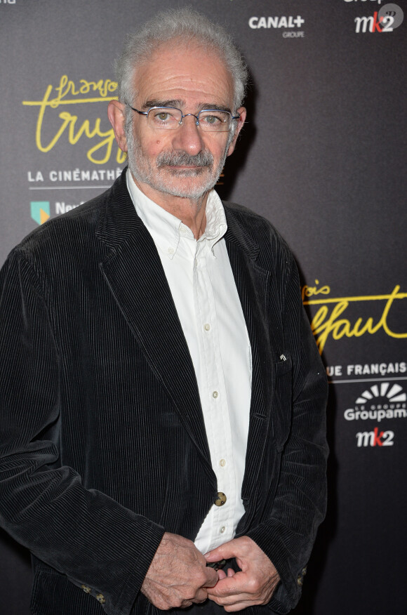 Denys Clerval lors de la visite privée de l'exposition François Truffaut à la Cinémathèque de Paris, le 6 octobre 2014.