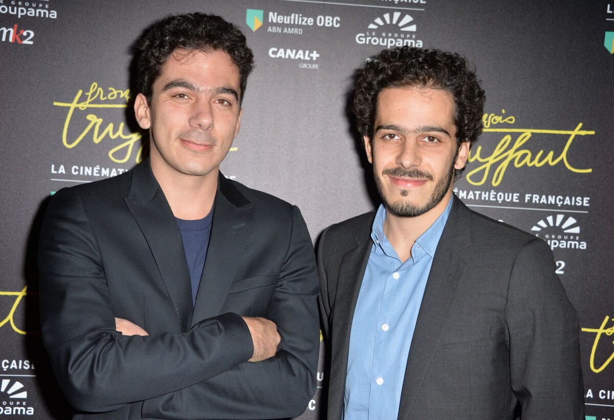 Photo Nathanaël et Elisha Karmitz (de MK2 Agency) lors de la visite