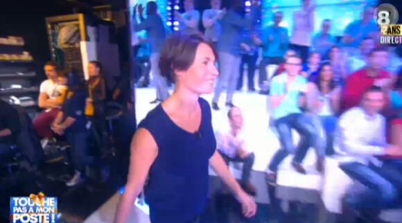 Alessandra Sublet - Emission "Touche pas à mon poste" sur D8. Le 8 octobre 2014.