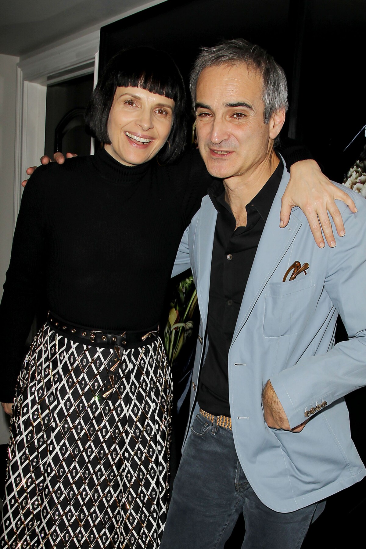 Photo Juliette Binoche Et Olivier Assayas Lors De La Présentation Du