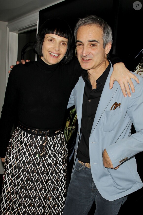 Juliette Binoche et Olivier Assayas lors de la présentation du film Sils Maria dans le cadre du New York Film Festival le 8 octobre 2014