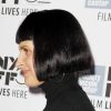 Juliette Binoche et son nouveau look capillaire lors de la présentation du film Sils Maria dans le cadre du New York Film Festival le 8 octobre 2014