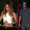Jennifer Lopez et Sean Combs (P. Diddy) sortent du nightclub Hooray Henry à West Hollywood, le 9 octobre 2014