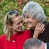 Sandrine Bonnaire, Jacques Higelin - Fête des Vendanges de Montmartre 2014 à Paris, le 11 octobre 2014