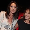 Laura Smet et Nathalie Baye à Angoulême, le 27 août 2010.