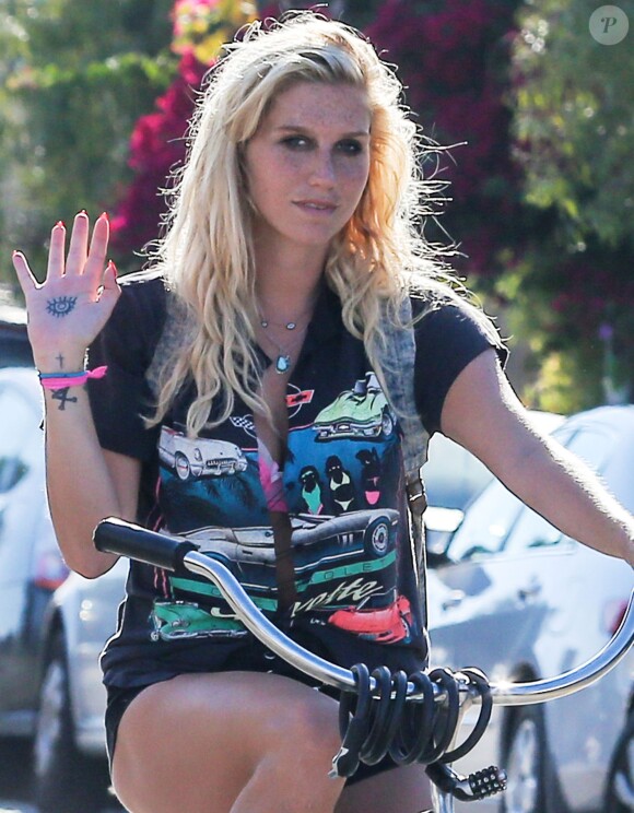 Kesha à Los Angeles, le 23 septembre 2014. 