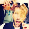 Laurent Kérusoré de la série Plus belle la vie (France 3) a totalement changé de coiffure. Octobre 2014.