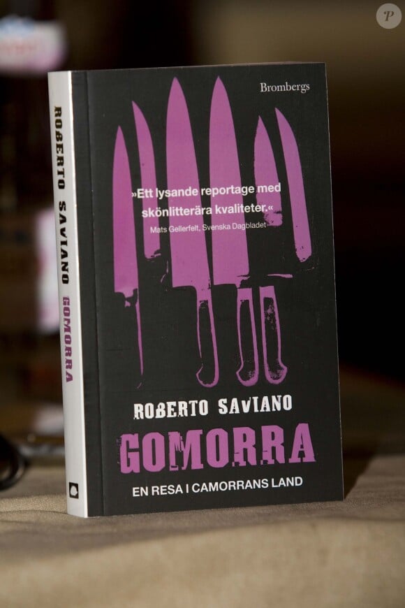 Roberto Saviano présente son livre à Stockholm, le 25 novembre 2008. 