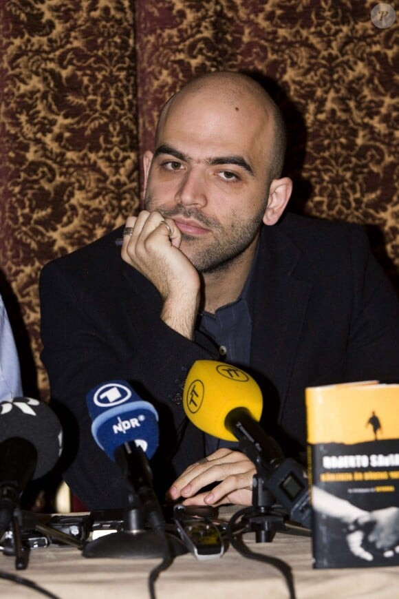 Roberto Saviano à Stockholm le 25 novembre 2008. 