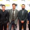 Jon Bernthal, Logan Lerman, Brad Pitt, Shia LaBeouf, Michael Pena - Première du film "Fury" au London Film Festival à Londres le 19 octobre 2014
