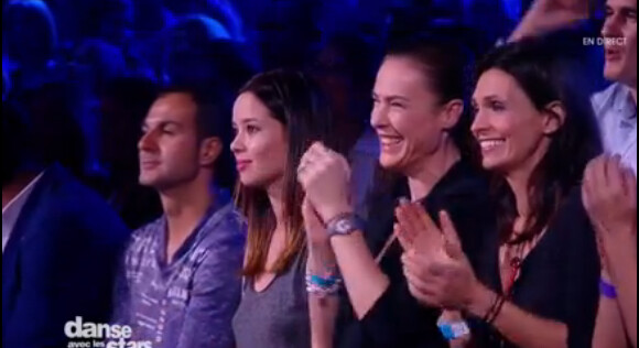 Adeline Blondieau et Bénédicte Delmas dans Danse avec les stars 5 sur TF1. Octobre 2014.